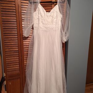 Simplee Apparel White Wedding Dress